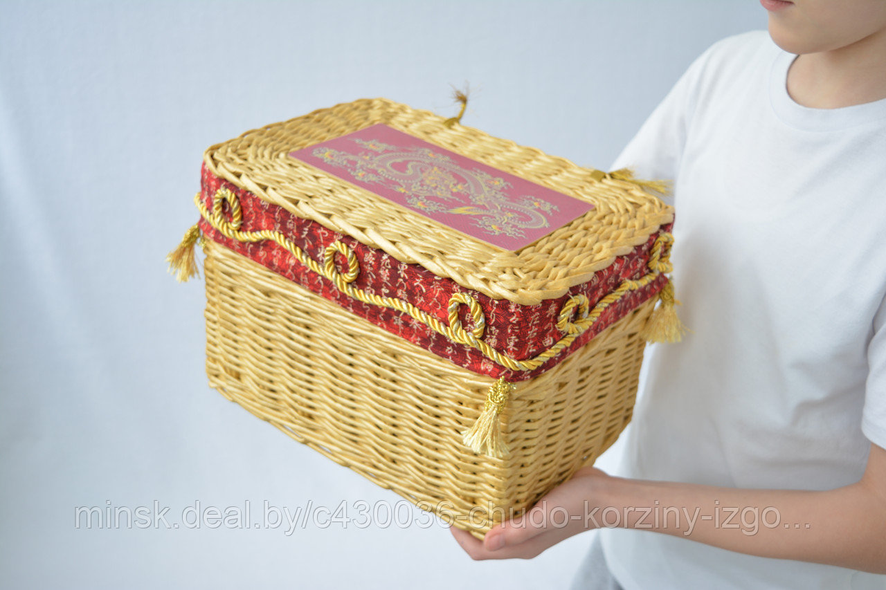 Корзина подарочная. Корзина для косметики. Корзина для рукоделия. Корзина для мелочей