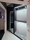 Встроенный шкаф-купе "графит" с подсветкой внутри, фото 7