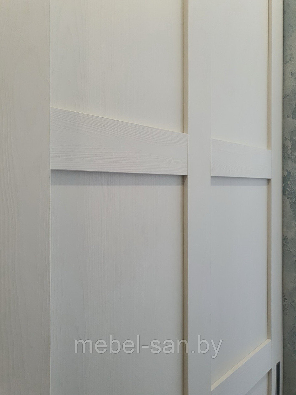 Белоснежный шкаф со сборными дверьми - фото 2 - id-p131827617