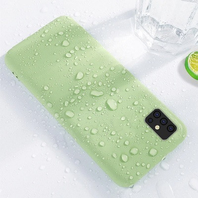 Силиконовый чехол Silicone Case светло-розовый для Samsung Galaxy A21s - фото 4 - id-p131828288