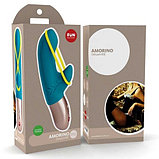 Мини-вибратор с клиторальной стимуляцией Fun Factory Amorino голубой, фото 6