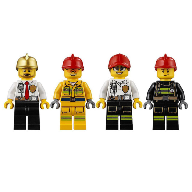 Конструктор Lari 11215 Cities со светом Пожарное депо (аналог Lego City 60215) 533 детали - фото 8 - id-p131828183