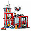 Конструктор Lari 11215 Cities со светом Пожарное депо (аналог Lego City 60215) 533 детали, фото 5