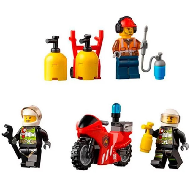 Конструктор Bela 10829 Cities Пожарная команда быстрого реагирования (аналог Lego City 60108) 274 детали - фото 5 - id-p131828502