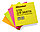 Блок самоклеящийся бумажный Silwerhof 682161-05 76x76мм 100лист. 75г/м2 неон желтый, фото 3