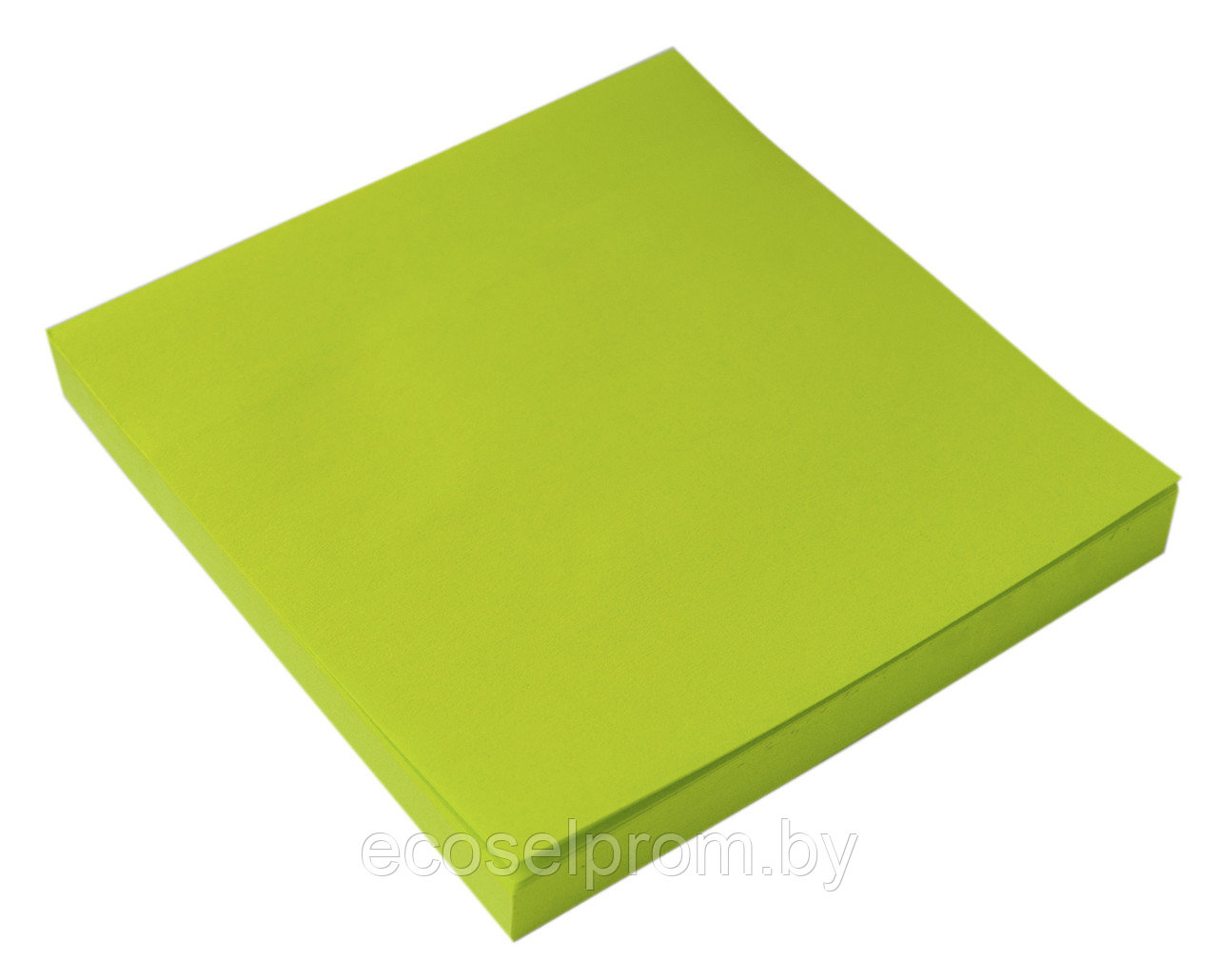 Блок самоклеящийся бумажный Silwerhof 682161-06 76x76мм 100лист. 75г/м2 неон зеленый - фото 2 - id-p131828603