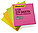 Блок самоклеящийся бумажный Silwerhof 682161-03 76x76мм 100лист. 75г/м2 неон розовый  (упаковка 12шт), фото 3