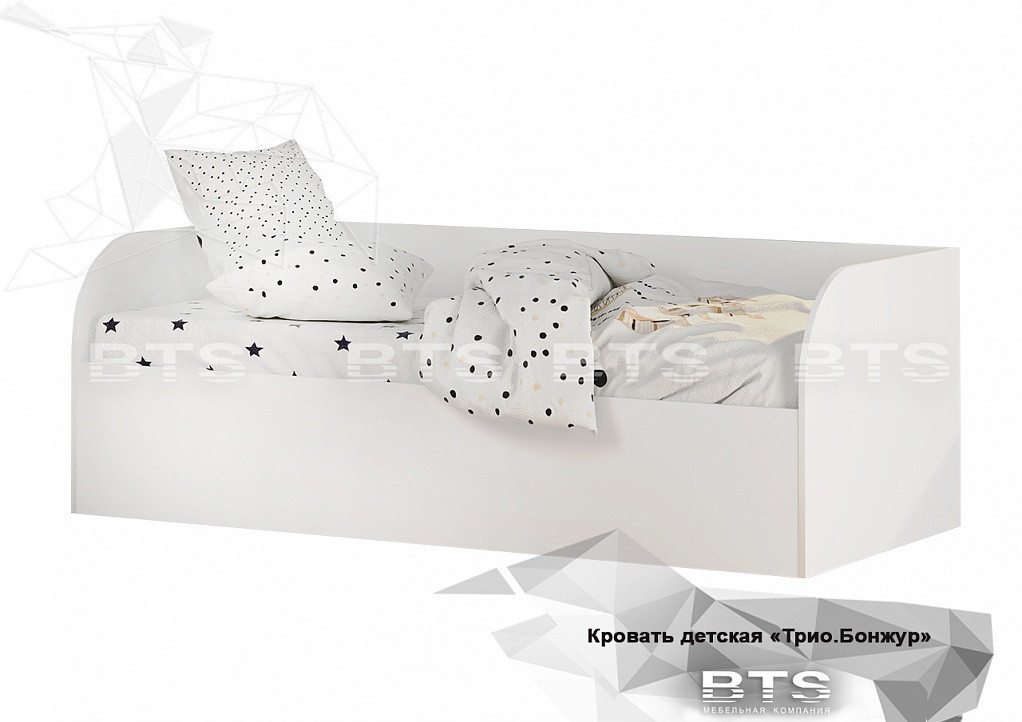 Кровать Трио с подъемным механизмом КРП-01 - Белый - фото 1 - id-p131828737