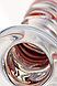 Стеклянный ребристый анальный стимулятор L13,5 D3,5 см, фото 2