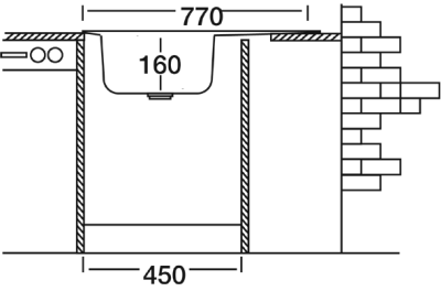 Мойка Kromevye EC 259 0.6 - фото 3 - id-p131837695