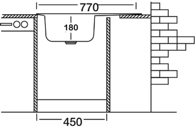 Мойка Kromevye EX 159D 0.8 - фото 3 - id-p131837846