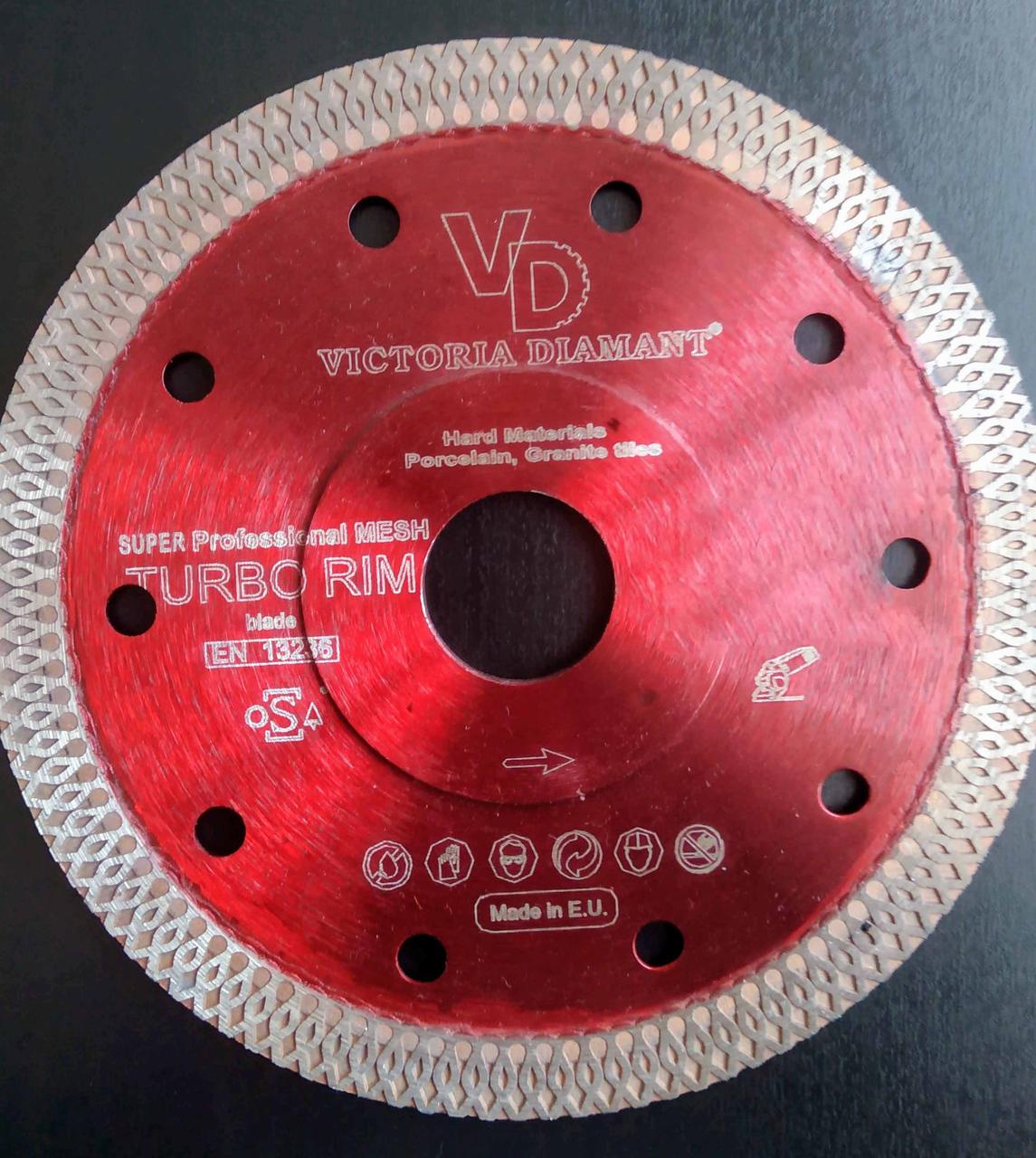 Алмазный диск 250 мм по керамограниту, граниту, твёрдой плитке  250*25,4*2,0 (Испания)