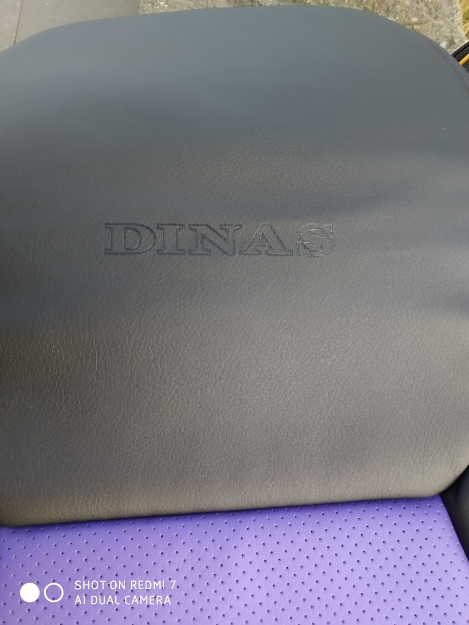 Чехлы на сидения Dinas Drive, универсальные, черно-фиолетовый - фото 3 - id-p114315467