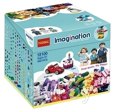 18100 Конструктор Jisi bricks (Decool) Imagination, 592 детали, аналог LEGO - фото 1 - id-p131731148