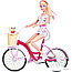 Кукла Defa Lucy на велосипеде с собачкой 8276, фото 3