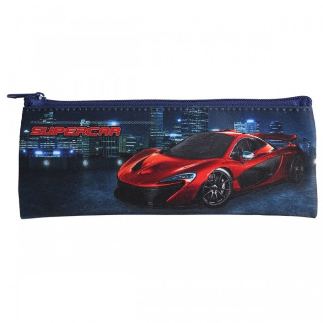 Пенал-косметичка малый ПМП 07-20 "Super car" на молнии (Цена с НДС)