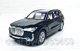 Джип металлический инерционный BMW X7 +ЗВУК И СВЕТ ФАР