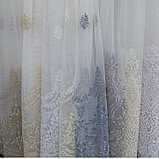Тюль -ткань для штор Arya  " Французская сетка ETNA  " VYSKY /темное золото, фото 3