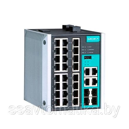 Промышленный управляемый коммутатор EDS-528E-4GTXSFP-HV - фото 1 - id-p131877659