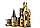 11344 Конструктор LARI Гарри Поттер "Часовая башня Хогвартса", свет, 958 деталей, аналог Lego 75948, фото 3
