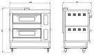 Подовый пекарский газовый шкаф ШЖГ/2 (4 противня) GRILL MASTER (Гриль мастер), фото 2