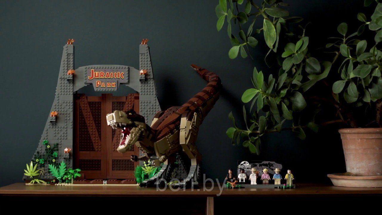 11338 Конструктор Lari Парк Юрского периода: ярость Ти-Рекса, аналог LEGO Juniors Jurassic World 75936 - фото 7 - id-p131910642