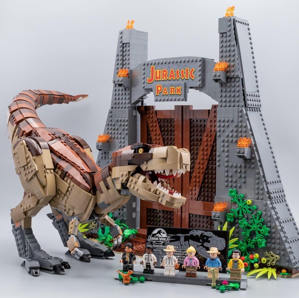 11338 Конструктор Lari Парк Юрского периода: ярость Ти-Рекса, аналог LEGO Juniors Jurassic World 75936 - фото 3 - id-p131910642