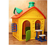 Дом игровой детский "Сказочный замок" в комплекте со  столиком для пикника