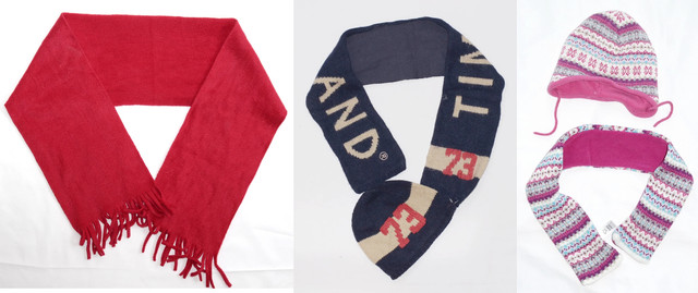 Для дошколят КРАМАМАМА предлагает как единичные шарфы, так и готовые наборы (шапка+шарфик) от известных производителей по очень демократичным ценам
