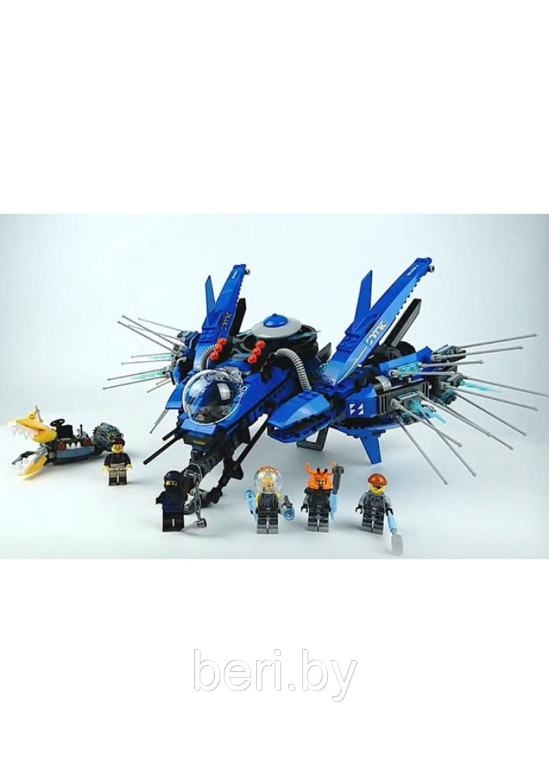 06050 Конструктор Lepin Ninja "Самолет-молния Джея" 937 деталей (аналог Lego Ninjago 70614) - фото 6 - id-p131917318
