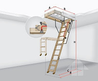 Чердачная лестница Fakro LTK Thermo 70Х120/2.8