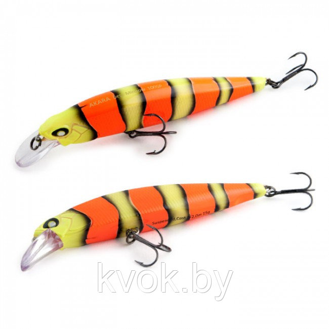 Воблер AKARA BEST MINNOW 100SP цвет A70 - фото 1 - id-p131943425