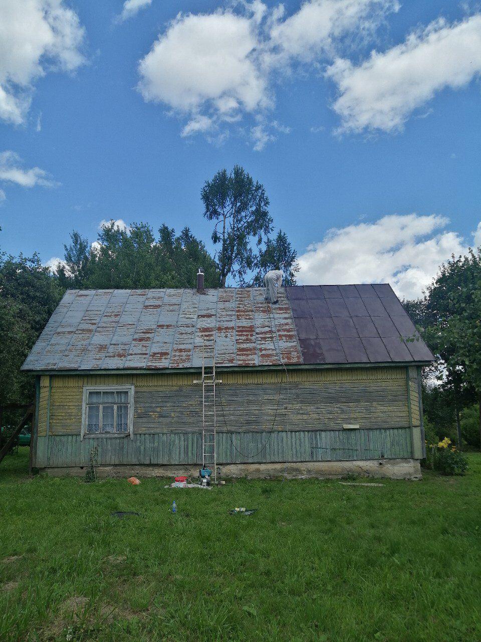 Покраска оцинкованной крыши - фото 3 - id-p131943561