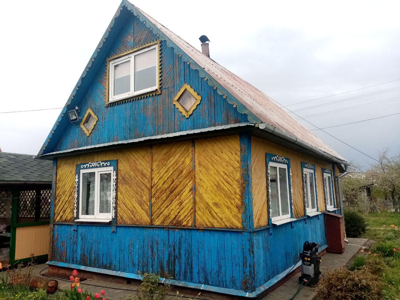 Покраска деревянного дома - фото 4 - id-p125244108
