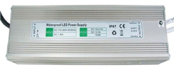 B7L150ESB 150W 220V-12V IP67 блок питания для светодиодной ленты ECOLA - фото 1 - id-p76341490