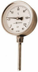 Биметаллический термометр «ТБП100/250НХ/Т-(0-160)С-1/2NPT» - фото 1 - id-p9308010