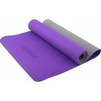 Коврик Starfit FM-201 TPE (5 мм, фиолетовый/серый), фото 2