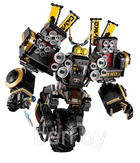 10800 Конструктор BELA "Робот землетрясений", аналог Лего Ниндзяго 70632, 1232 детали - фото 4 - id-p131923312