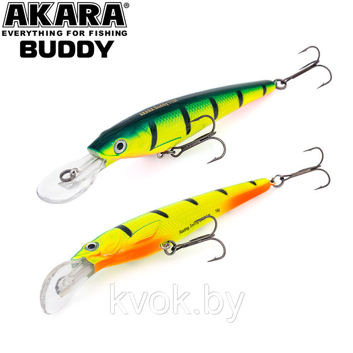 Воблер AKARA BUDDY 130F цвет A17