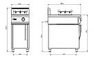 Плита газовая WOK Ф1ДГ/800 (на подставке, для WOK сковород) GRILL MASTER (Гриль мастер) арт. 50044, фото 3