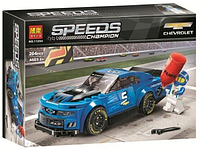 11254 Конструктор LARI Speeds Champion Гоночный автомобиль Chevrolet Camaro ZL1, Аналог LEGO Speed Champions