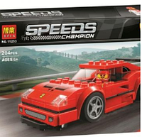 11253 Конструктор Lari Speeds «Speed Champions Ferrari F40 Competizione», Аналог LEGO Creator 75890