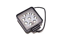 AE27S-9LED-55PC Фара доп. (рабочая) квадрат., рассеиваемый свет, 9 диодов 27W (110х55х140) LED 12/24