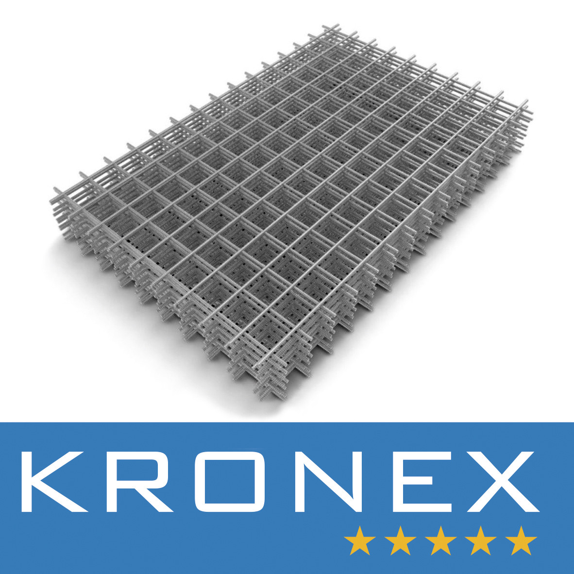 Сетка арматурная KRONEX 150*150*8 мм. (карта 6*2 м.) - фото 1 - id-p132022716