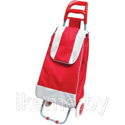 Хозяйственная сумка-тележка цвет №7 красный (403-XY), фото 2