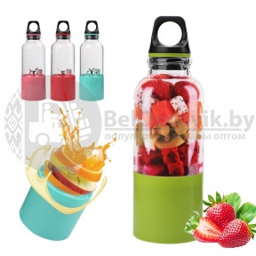 Блендер - шейкер (соковыжималка) портативный, переносной USB Bingo Juicer Cup. Супер МОЩНЫЙ. Зеленый корпус