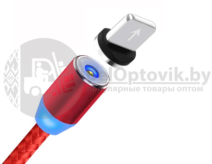 Магнитный кабель USB - Lightning X-Cable Metal Magnetic 360 для Aplle, Micro-USB, Type-C Чёрный - фото 4 - id-p132027539