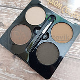 Maxi набор для макияжа бровей PRO. BROWS от MAC (4 оттенка теней, карандаш, кисть для нанесения, кисть для, фото 8