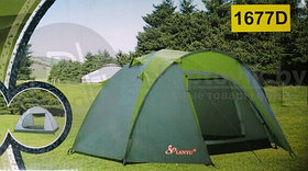 Палатка 4-х местная LanYu 1677D туристическая 22011070x240x170см с тамбуром