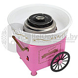 Аппарат для приготовления сладкой сахарной ваты RETRO Cotton Candy CARNIVAL, 500 W Розовая, фото 3